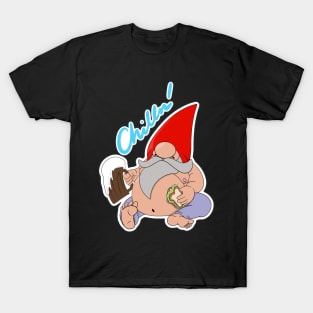 Chillin’ Gnome with Text T-Shirt